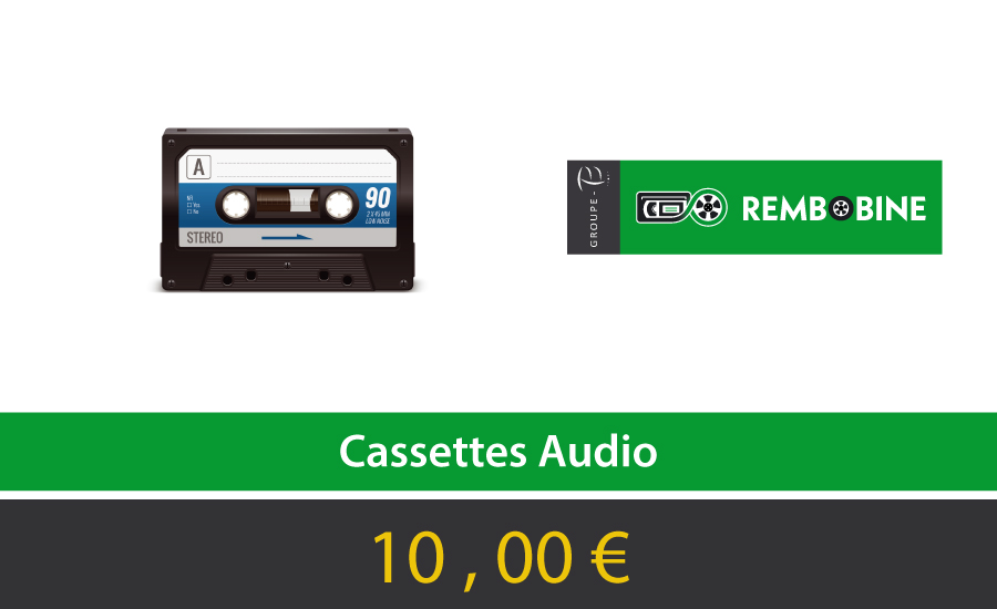 REMBOBINE Prestation Cassettes Audio