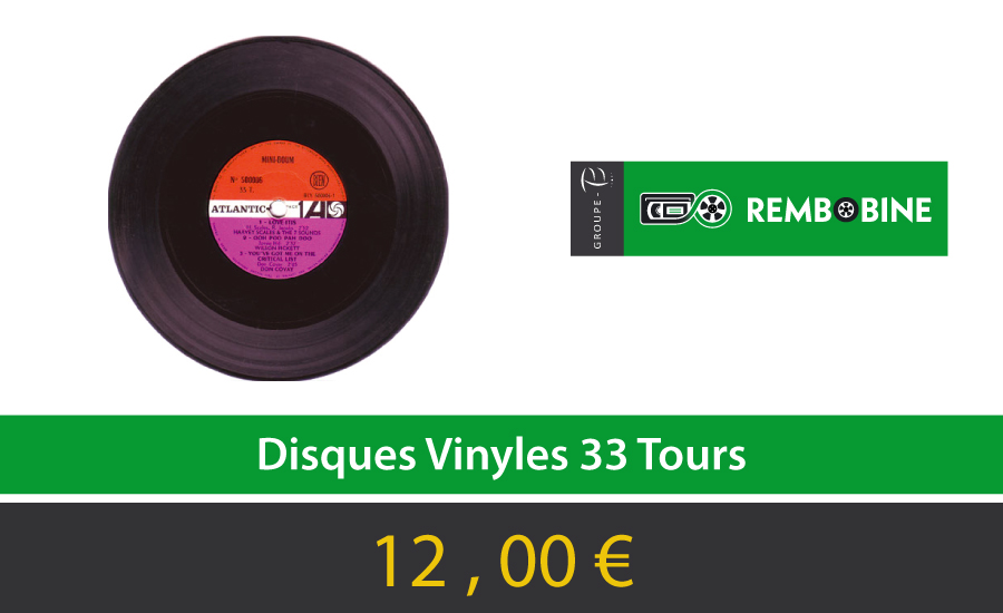 REMBOBINE Prestation Disques Vinyles 33T 45 Tours